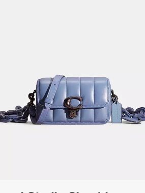 Coach Studio Shoulder Bag 19 in Chambray Blue
